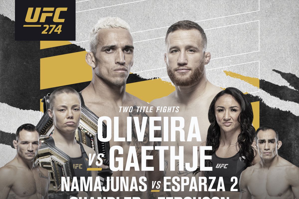 UFC 274 Oliveira vs Gaethje